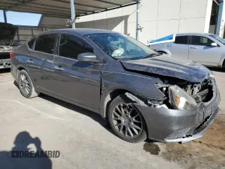 2017 Nissan Sentra SV with VIN 3N1AB7AP3HL654723, listed as a Copart auction lot 48437835 with 117,270 mi miles and Salvage Title. Bid and sale history available at carsss.com. Image 4.