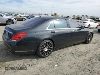 2014 Mercedes-Benz S-Class S 550 with VIN WDDUG8CB9EA028315, listed as a Copart auction lot 47206375 with 86,110 mi miles and Salvage Title. Bid and sale history available at carsss.com. Image 3.
