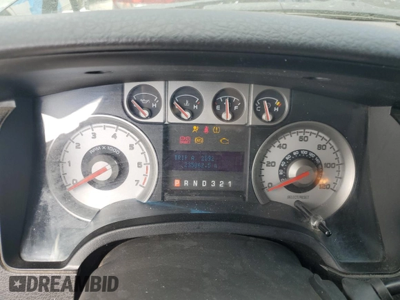 2009 Ford F-150 XL with VIN 1FTPX14V89KB47867, listed as a Copart auction lot 49842545 with 235,862 mi miles and Salvage Title. Bid and sale history available at carsss.com. Image 9.