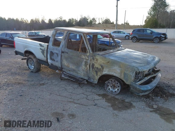 1995 Ford F-150 with VIN 1FTEX15N3SKC10384, listed as a IAAI auction lot 41158982 with 1 mi miles. Bid and sale history available at carsss.com. Image 1.
