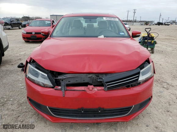 2014 Volkswagen Jetta Sedan TDI w/Premium with VIN 3VWLL7AJXEM392975, listed as a Copart auction lot 45398395 with NaN miles and Salvage Title. Bid and sale history available at carsss.com. Image 5.