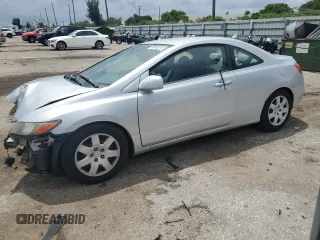 2006 Honda Civic Cpe LX with VIN 2HGFG12656H511822, listed as a Copart auction lot 68818214 with 41,005 mi miles and Salvage Title. Bid and sale history available at carsss.com. Image 1.