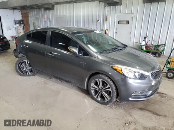 2014 Kia Forte EX with VIN KNAFZ4A81E5103141, listed as a Copart auction lot 49748045 with 0 mi miles and Non Repairable. Bid and sale history available at carsss.com. Image 4.