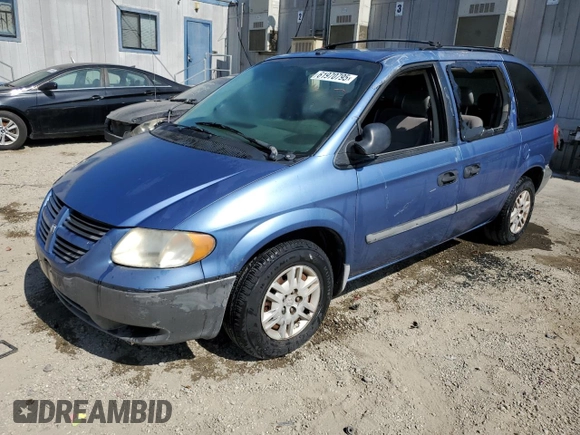 2007 Dodge Caravan SE with VIN 1D4GP25R77B136091, listed as a Copart auction lot 61970795 with Not provided miles and Clean title. Bid and sale history available at DreamBid. Image 1.