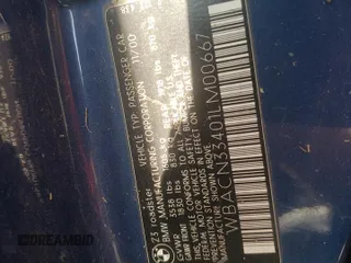 2001 BMW Z3 2.5 z VIN WBACN33401LM00667, wystawiony jako Copart lot #75389764 z przebiegiem Nie podano mil oraz Tytuł czysty. Historia ofert i sprzedaży dostępna na DreamBid. Obrazek 12.