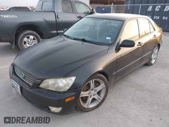 2001 Lexus IS with VIN JTHBD182810026578, listed as a IAAI auction lot 42086220 with 254,403 mi miles. Bid and sale history available at carsss.com. Image 2.
