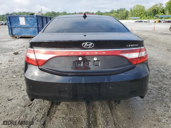 2016 Hyundai Azera Limited with VIN KMHFH4JG2GA508105, listed as a Copart auction lot 56528964 with 0 mi miles and Non Repairable. Bid and sale history available at carsss.com. Image 6.