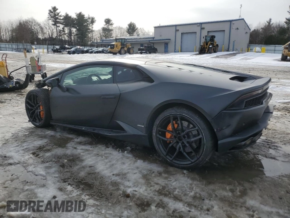 2015 Lamborghini Huracan z VIN ZHWUC1ZF7FLA00780, wystawiony jako Copart lot #88019135 z przebiegiem Nie podano mil oraz Szkoda całkowita • Salvage title. Historia ofert i sprzedaży dostępna na DreamBid. Obrazek 2.