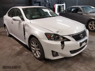 2013 Lexus IS 250 with VIN JTHCF5C20D5063614, listed as a IAAI auction lot 41595520 with 141,698 mi miles. Bid and sale history available at carsss.com. Image 1.