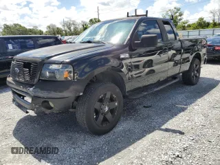 2007 Ford F-150 XL with VIN 1FTPX12517NA33465, listed as a Copart auction lot 61205395 with 230,488 mi miles and Salvage title. Bid and sale history available at DreamBid. Image 1.