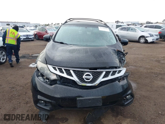 2014 Nissan Murano SV with VIN JN8AZ1MU3EW411267, listed as a IAAI auction lot 41758581 with 120,907 mi miles and . Bid and sale history available at DreamBid. Image 12.