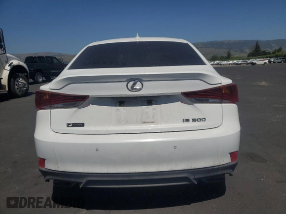 2018 Lexus IS 300 with VIN JTHBA1D27J5072923, listed as a Copart auction lot 56058285 with 126,297 mi miles and Salvage title. Bid and sale history available at DreamBid. Image 6.