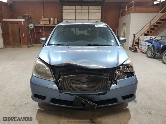 2010 Honda Odyssey EX-L with VIN 5FNRL3H74AB024287, listed as a Copart auction lot 53036175 with 217,236 mi miles and Salvage Title. Bid and sale history available at carsss.com. Image 5.