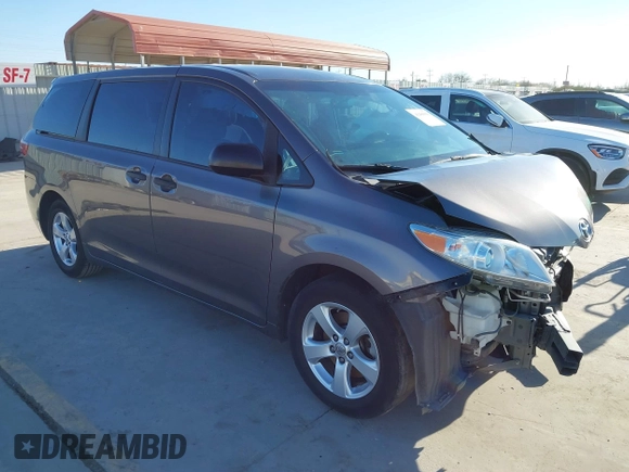 2016 Toyota Sienna L with VIN 5TDZK3DC4GS726572, listed as a IAAI auction lot 41486036 with 138,162 mi miles and . Bid and sale history available at DreamBid. Image 1.
