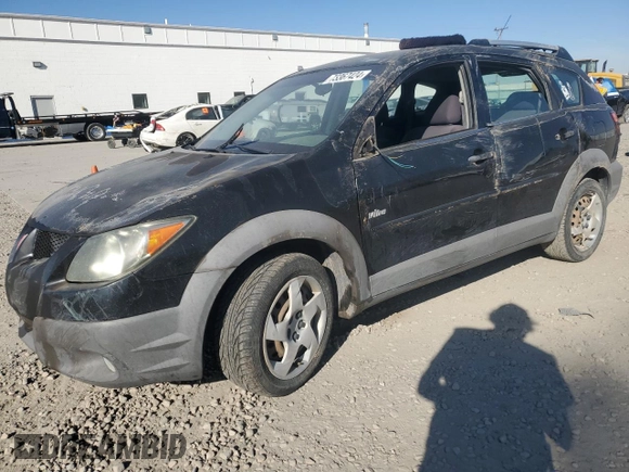 2003 Pontiac Vibe with VIN 5Y2SL62843Z420527, listed as a Copart auction lot 73367424 with 0 mi miles and Salvage Title. Bid and sale history available at carsss.com. Image 1.