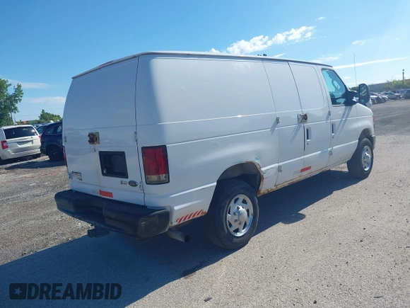 2011 Ford Econoline Cargo Commercial with VIN 1FTSE3EL3BDB19283, listed as a IAAI auction lot 42610930 with 152,626 mi miles and . Bid and sale history available at DreamBid. Image 4.
