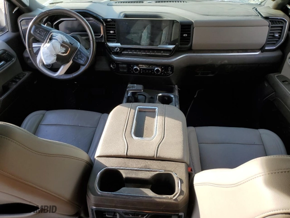 2022 GMC Sierra 1500 SLT with VIN 3GTUUDETXNG640932, listed as a Copart auction lot 75231104 with 123,315 mi miles and Salvage Title. Bid and sale history available at carsss.com. Image 8.