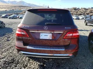 2014 Mercedes-Benz M 550 with VIN 4JGDA7DB3EA303533, listed as a Copart auction lot 89185595 with Not Provided miles and Salvage Title. Bid and sale history available at carsss.com. Image 6.