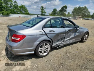 2012 Mercedes-Benz C 250 Sport with VIN WDDGF4HB4CA725244, listed as a Copart auction lot 65667205 with 96,335 mi miles and Salvage title. Bid and sale history available at DreamBid. Image 3.