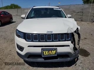 2020 Jeep Compass Latitude z VIN 3C4NJCBB2LT162755, wystawiony jako Copart lot #57730165 z przebiegiem 51 153 mil mil oraz Szkoda całkowita • Salvage title. Historia ofert i sprzedaży dostępna na DreamBid. Obrazek 5.
