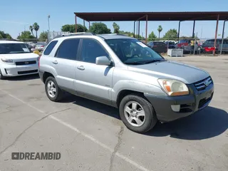 2005 Kia Sportage LX with VIN KNDJE723657044461, listed as a IAAI auction lot 42585201 with 173,440 mi miles and . Bid and sale history available at DreamBid. Image 1.