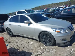 2011 Hyundai Genesis with VIN KMHGC4DF4BU128969, listed as a IAAI auction lot 41805517 with 108,353 mi miles. Bid and sale history available at carsss.com. Image 13.