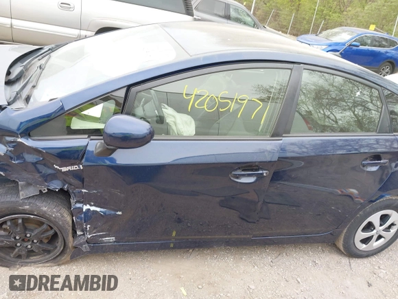 2012 Toyota Prius One with VIN JTDKN3DU0C1525647, listed as a IAAI auction lot 42051971 with 134,330 mi miles and . Bid and sale history available at DreamBid. Image 13.