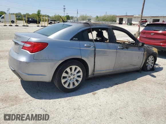 2014 Chrysler 200 LX with VIN 1C3CCBAB1EN141643, listed as a Copart auction lot 54255435 with Not Provided miles and Non Repairable. Bid and sale history available at DreamBid. Image 3.