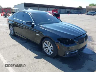 2015 BMW 5 Series 528i with VIN WBA5A5C51FD516003, listed as a IAAI auction lot 42386713 with 105,317 mi miles and . Bid and sale history available at DreamBid. Image 1.