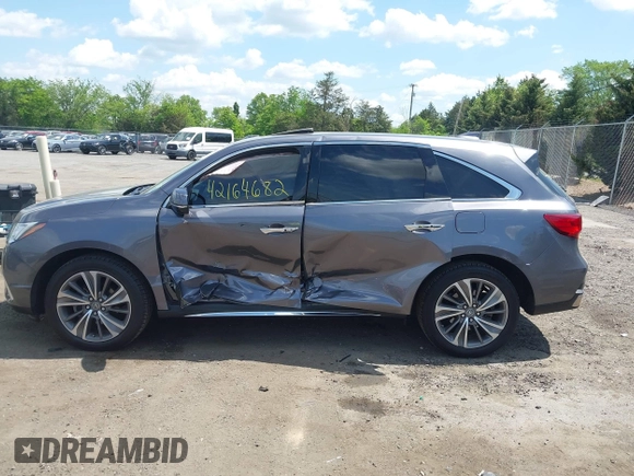 2018 Acura MDX Technology with VIN 5J8YD4H58JL029259, listed as a IAAI auction lot 42164682 with 53,500 mi miles and . Bid and sale history available at DreamBid. Image 14.