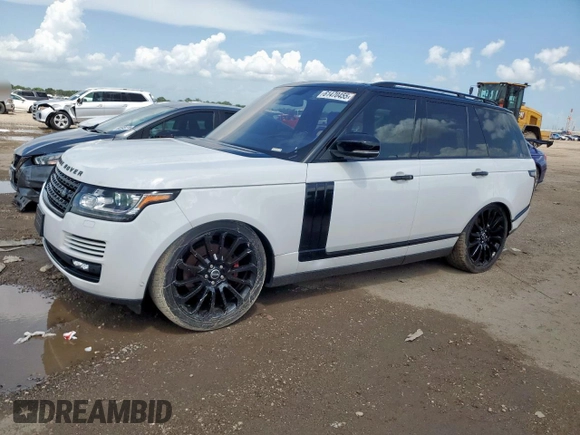 2016 Land Rover Range Rover HSE with VIN SALGS2KF0GA259817, listed as a Copart auction lot 61470455 with 56,177 mi miles and Clean title. Bid and sale history available at DreamBid. Image 1.