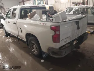 2019 Chevrolet Silverado 1500 Work Truck with VIN 1GCRYAEF3KZ303839, listed as a IAAI auction lot 41575101 with 118,556 mi miles. Bid and sale history available at carsss.com. Image 3.