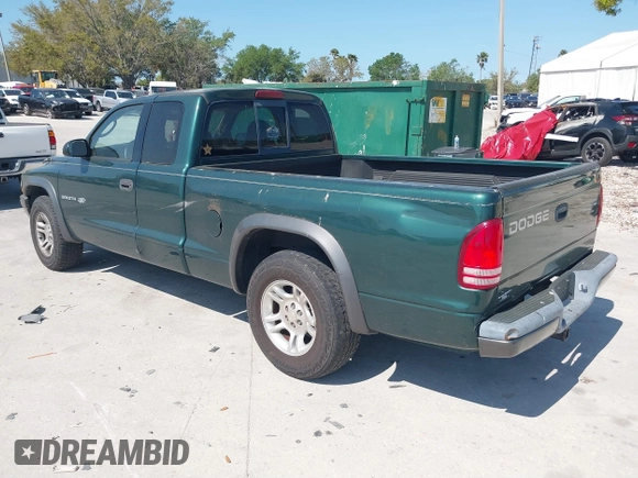 2002 Dodge Dakota with VIN 1B7GL12X32S619222, listed as a IAAI auction lot 41793106 with 97,649 mi miles and . Bid and sale history available at carsss.com. Image 3.