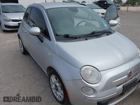 2014 FIAT 500 Pop with VIN 3C3CFFARXET205433, listed as a IAAI auction lot 41999695 with 106,320 mi miles. Bid and sale history available at carsss.com. Image 6.