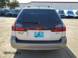 2002 Subaru Legacy Outback Limited with VIN 4S3BH686427665376, listed as a Copart auction lot 46349015 with 189,796 mi miles and Salvage title. Bid and sale history available at DreamBid. Image 6.