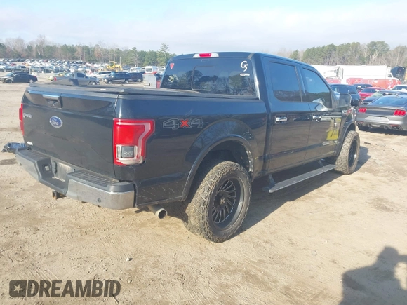 2017 Ford F-150 XL with VIN 1FTEW1EF3HFA84749, listed as a IAAI auction lot 41476220 with 174,958 mi miles. Bid and sale history available at carsss.com. Image 4.
