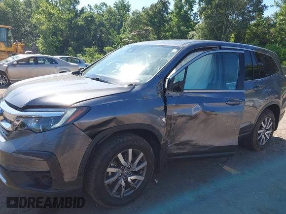 2019 Honda Pilot EX-L z VIN 5FNYF5H59KB036434, wystawiony jako IAAI lot #42320528 z przebiegiem 146 938 mil mil oraz . Historia ofert i sprzedaży dostępna na DreamBid. Obrazek 6.