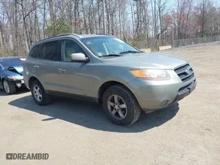 2007 Hyundai Santa Fe GLS with VIN 5NMSG13DX7H096092, listed as a IAAI auction lot 41918810 with 90,981 mi miles. Bid and sale history available at carsss.com. Image 1.