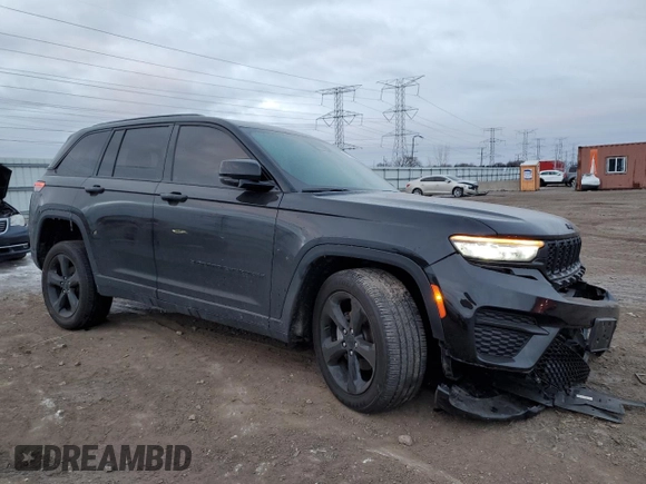 2024 Jeep Grand Cherokee Altitude X with VIN 1C4RJHAG8RC679784, listed as a Copart auction lot 86360694 with 13,018 mi miles and Salvage title. Bid and sale history available at DreamBid. Image 4.