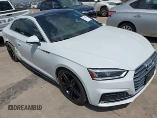 2019 Audi A5 Premium with VIN WAUSNAF52KA017721, listed as a IAAI auction lot 42484966 with 86,719 mi miles and . Bid and sale history available at DreamBid. Image 1.