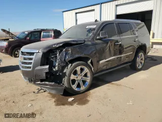 2017 Cadillac Escalade Premium Luxury with VIN 1GYS4CKJ7HR147924, listed as a Copart auction lot 86201344 with 0 mi miles and Salvage Title. Bid and sale history available at carsss.com. Image 1.