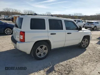 2007 Jeep Patriot Limited with VIN 1J8FT48W57D265753, listed as a Copart auction lot 80858164 with Not provided miles and Salvage title. Bid and sale history available at DreamBid. Image 3.
