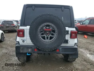 2022 Jeep Wrangler Unlimited Rubicon with VIN 1C4JJXR62NW171080, listed as a Copart auction lot 45918595 with Not provided miles and Salvage title. Bid and sale history available at DreamBid. Image 6.
