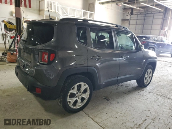 2019 Jeep Renegade Limited with VIN ZACNJBD11KPJ85770, listed as a Copart auction lot 59096285 with 71,635 mi miles and Salvage title. Bid and sale history available at DreamBid. Image 3.