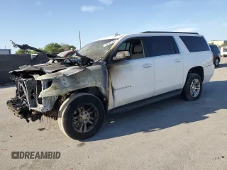 2018 Chevrolet Suburban LT with VIN 1GNSCHKC1JR168305, listed as a Copart auction lot 49101195 with 0 mi miles and Salvage Title. Bid and sale history available at carsss.com. Image 1.