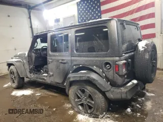 2023 Jeep Wrangler Sport Altitude with VIN 1C4HJXDG2PW530414, listed as a Copart auction lot 42368825 with 13,932 mi miles and Salvage title. Bid and sale history available at DreamBid. Image 2.
