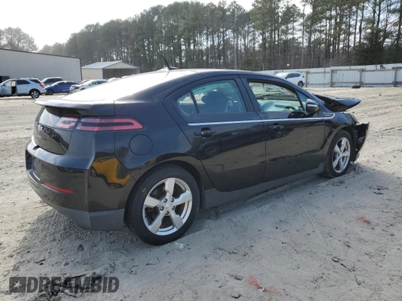 2012 Chevrolet Volt with VIN 1G1RA6E44CU116794, listed as a Copart auction lot 49116705 with 136,015 mi miles and Salvage Title. Bid and sale history available at carsss.com. Image 3.
