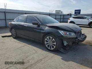 2013 Honda Accord Sport with VIN 1HGCR2F59DA000744, listed as a Copart auction lot 54780135 with 135,850 mi miles and Salvage Title. Bid and sale history available at DreamBid. Image 4.