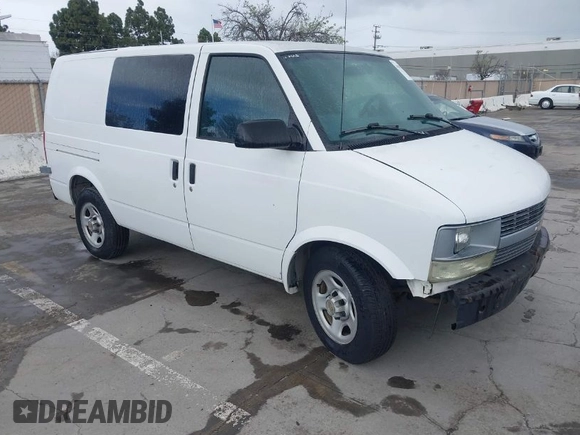 2005 Chevrolet Astro Cargo Van with VIN 1GCDM19X65B125902, listed as a IAAI auction lot 41896346 with 128,598 mi miles. Bid and sale history available at carsss.com. Image 1.