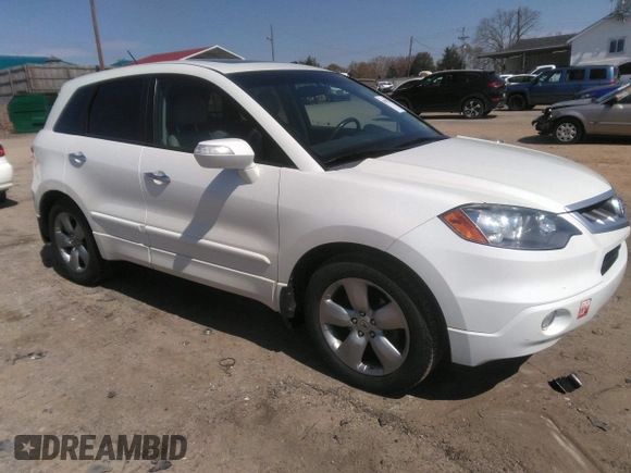 2007 Acura RDX Tech Pkg with VIN 5J8TB18527A009897, listed as a IAAI auction lot 41897761 with 113,769 mi miles. Bid and sale history available at carsss.com. Image 1.